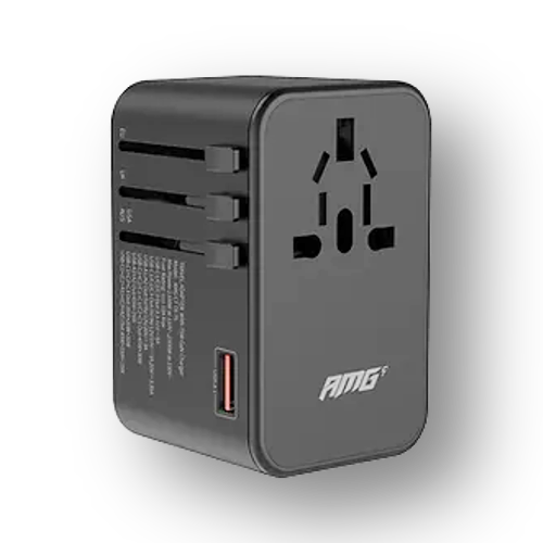AMG-CT TX75 75W GaN World Travel Adapter 5Ports 3C2A