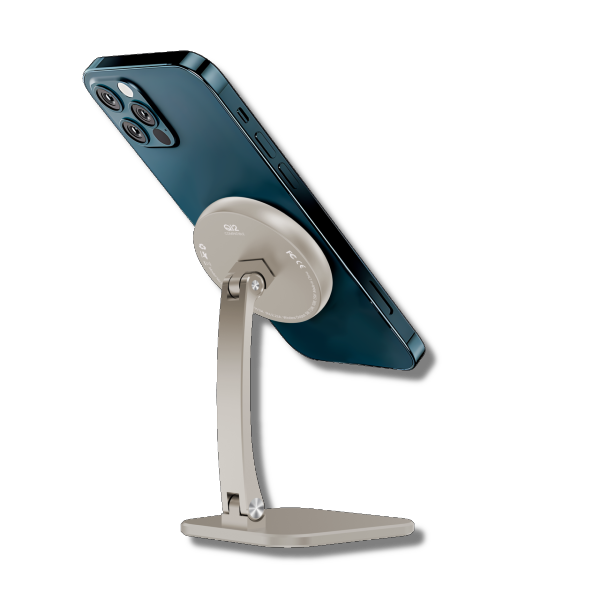 AMG-CT SX3 Foldable Quick Gharger Stand(Magsafe+Qi2 Standard) 15W Max