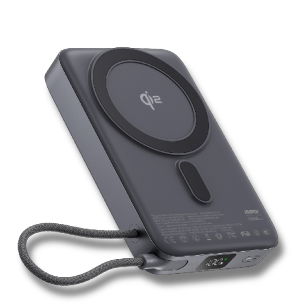 AMG-CT DX-35 qi2 Certified 10000mAh 35W built-in cable magsafe All in 1 Power Bank